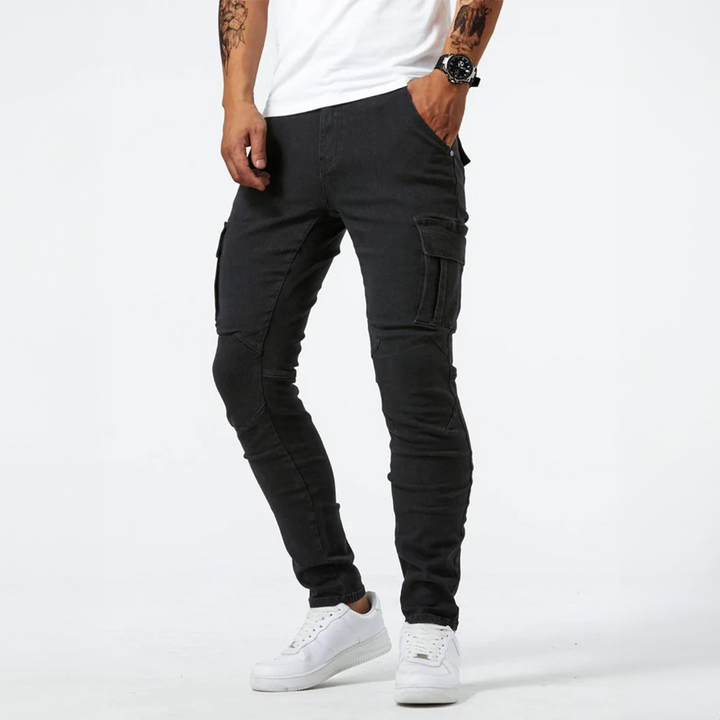 Logan | Cargo Denim Jeans