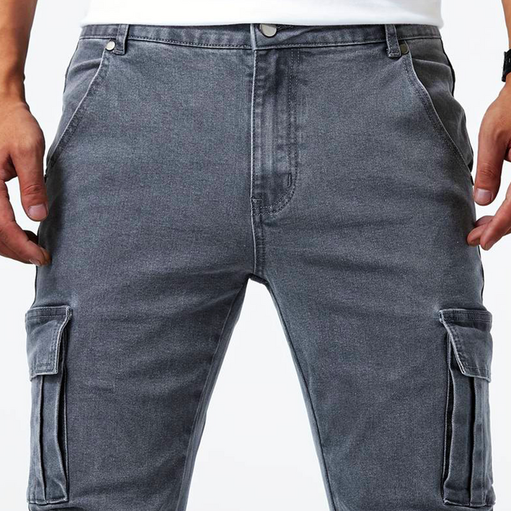 Logan | Cargo Denim Jeans